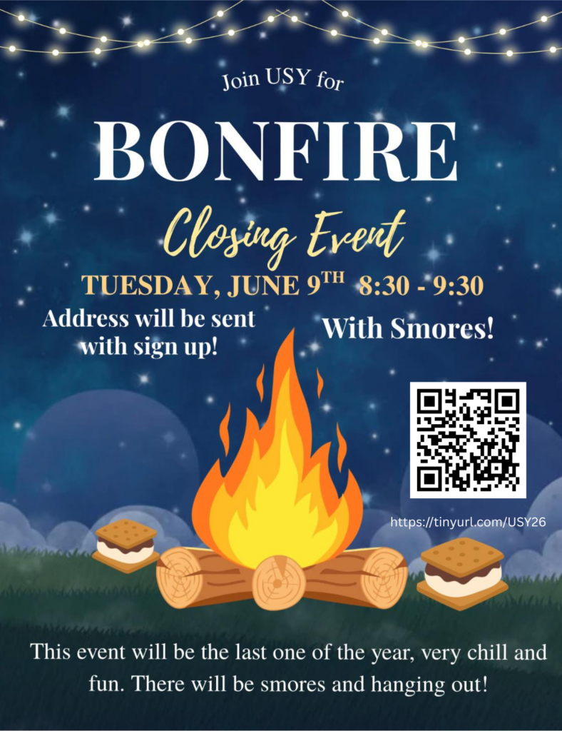 USY Bonfire Flyer