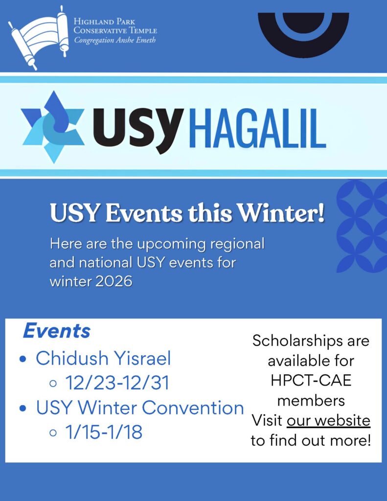 USY Events this Winter! (1)