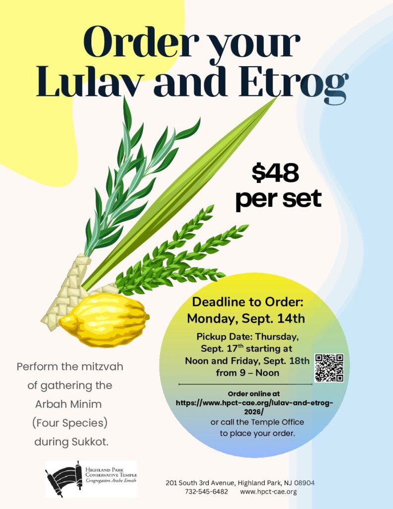 Lulav Etrog Flyer 2026