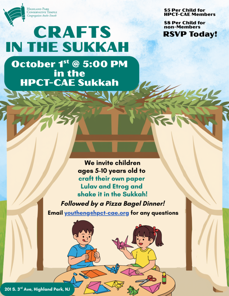 Crafts in the Sukkah 2026 - lt draft